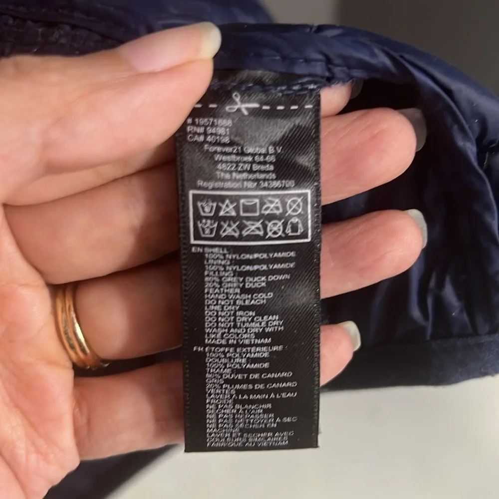 Women Duck Down puffer Jacket Forever 21 - Picture 9 of 11